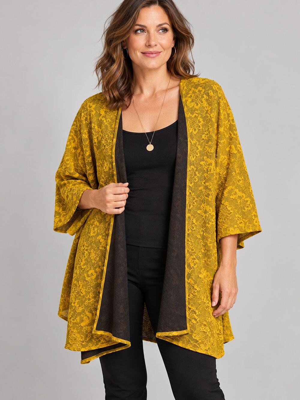 Kimono LuLaRoe NWT Flowing Layering Open Front Travel Cardigan